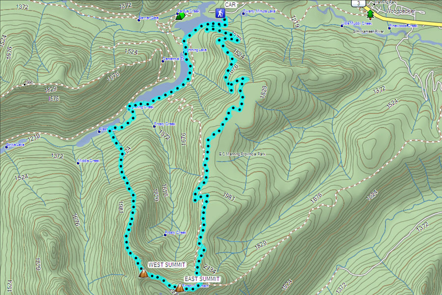 A nice scramble, but don't take my descent route!!