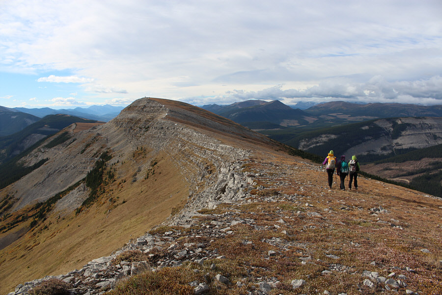 It's bloody windy up here!