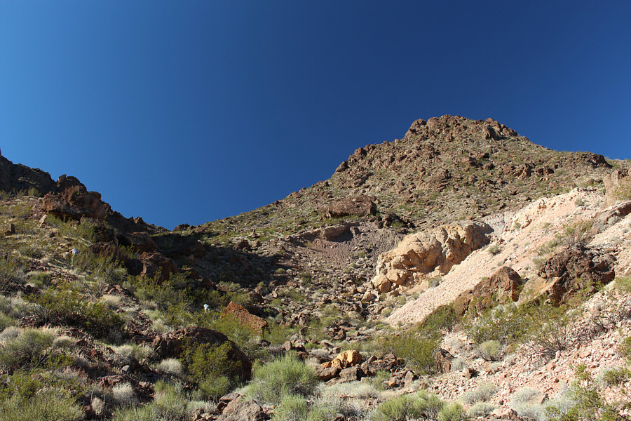 Just go straight up.