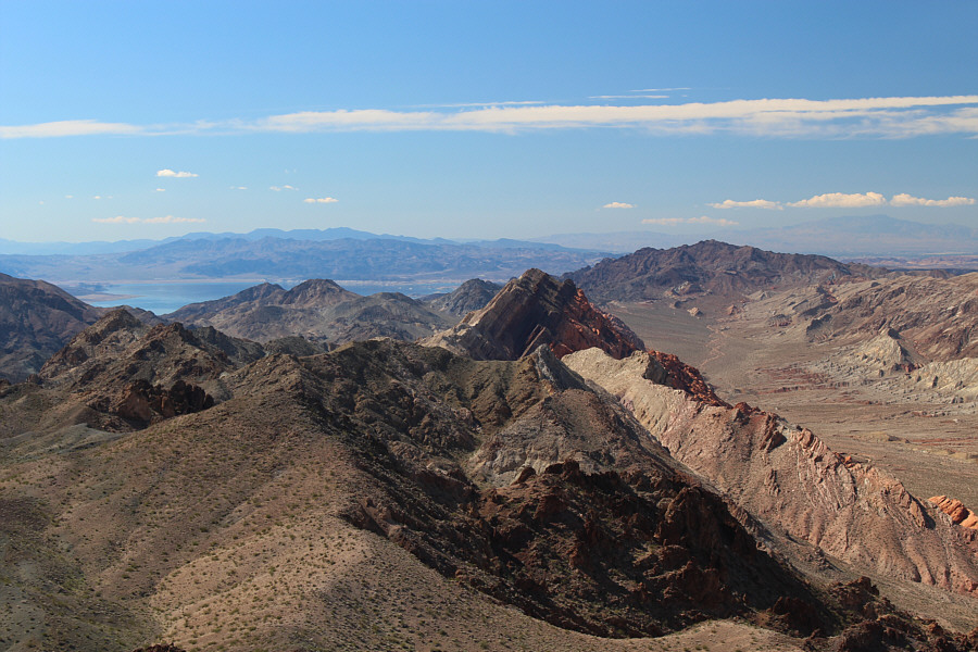 If you look carefully, you can also spot Potosi Mountain on the horizon at far right. You might even be able to spot your hotel in Vegas!