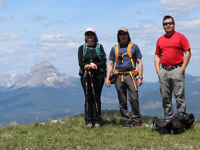 Not a true summit shot, but it will have to suffice!