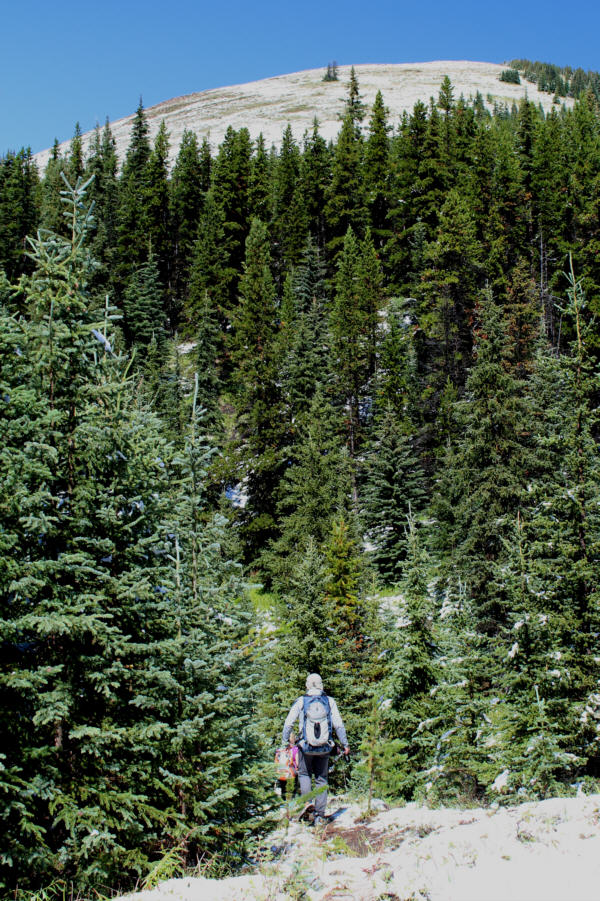 The top of the peak is further away than it looks here.