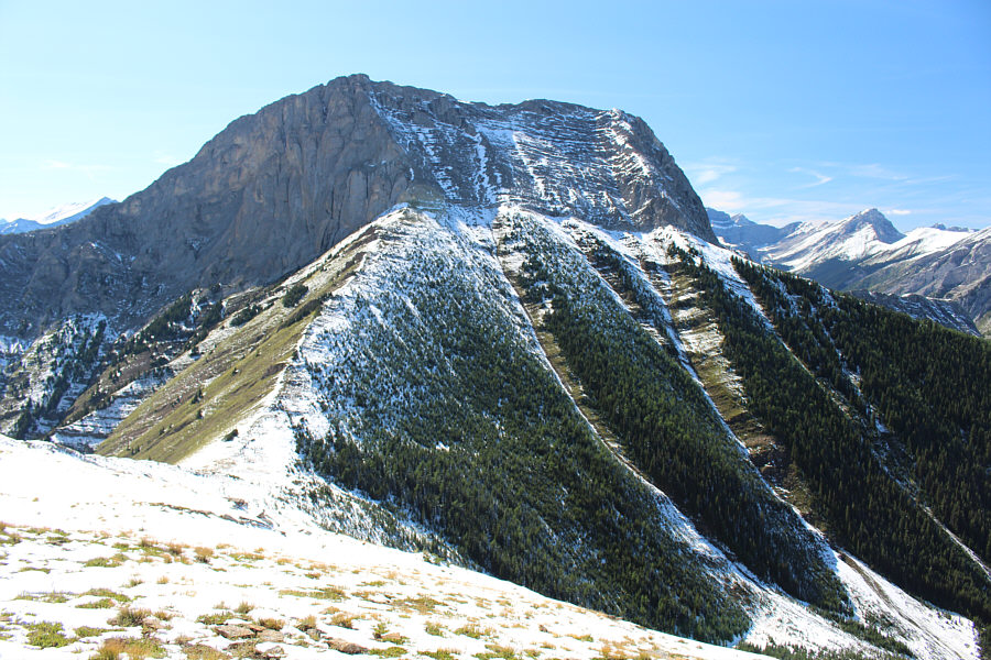 If I were to do it over again, I'd choose the climb to the base of the cliffs.