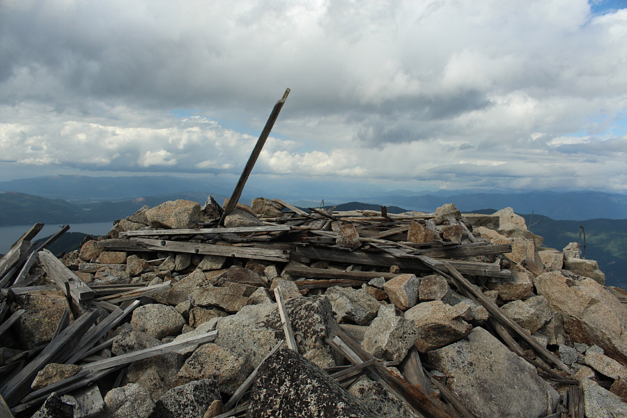 Watch out for nails and broken glass! The Forest Service should really clean up this awful mess.