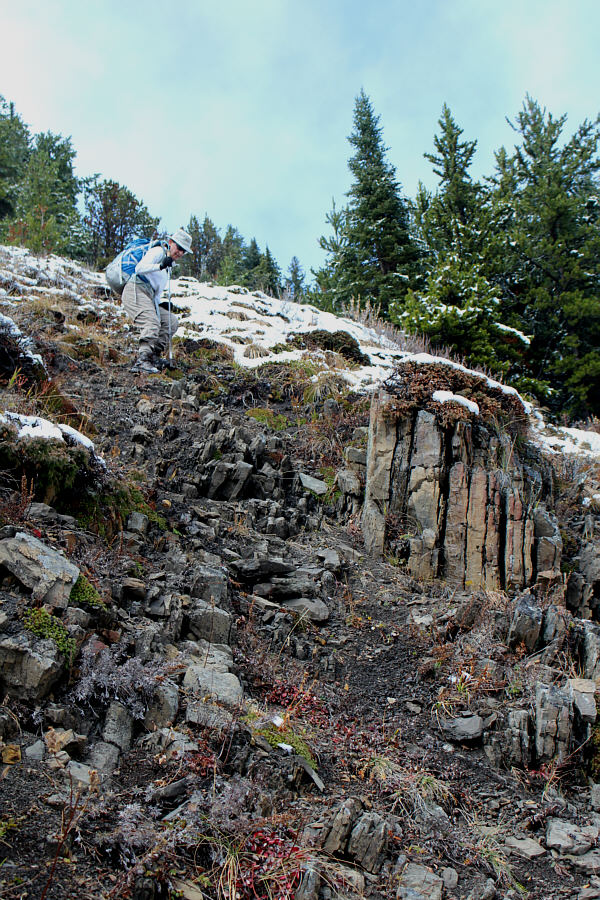 Probably not the best descent route, but it works!