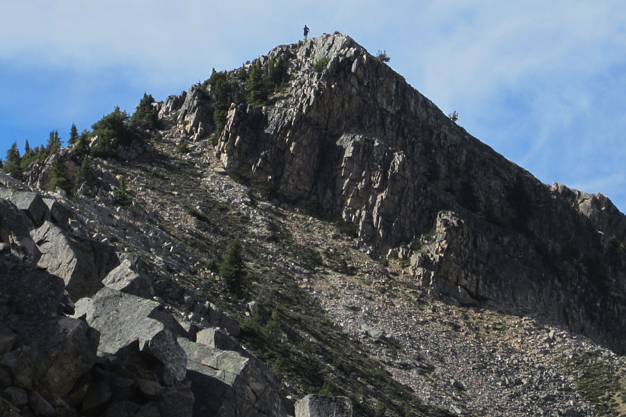 I didn't have time to take a selfie up there!