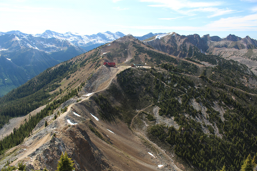 And if we don't want to walk down one of those trails, we should maybe get to the gondola station soon!