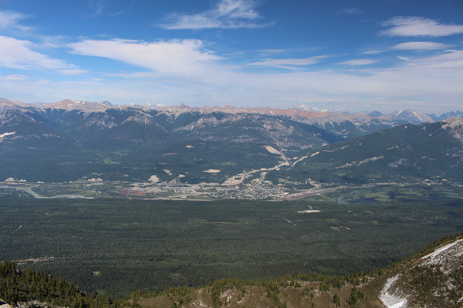 I'd rather be up here than down there!