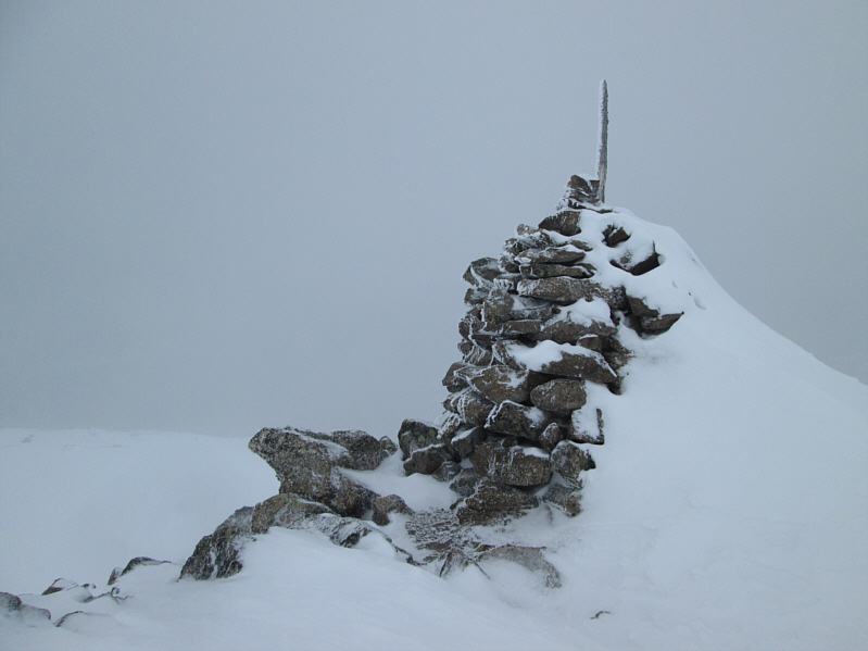 Not sure why someone built such a large cairn here!