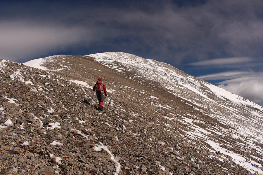 We could actually warm up a bit here in the sunshine.