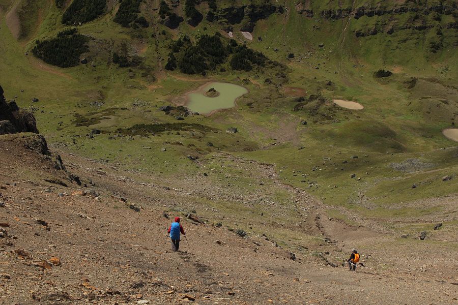 Cue the Nick Rivers tune here...Scree Surfin'...if everybody had a 12-guage...