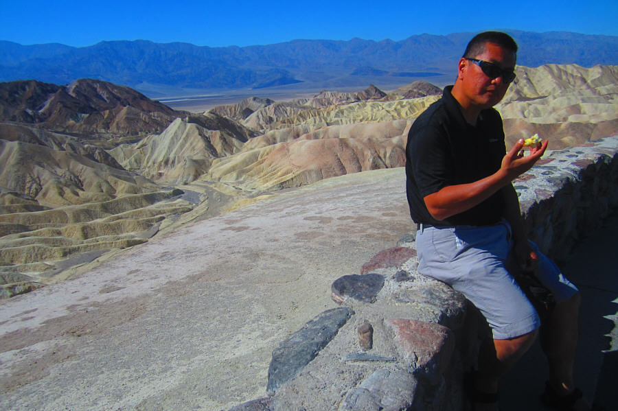 Too hot and too crowded--probably my least favourite place in Death Valley!