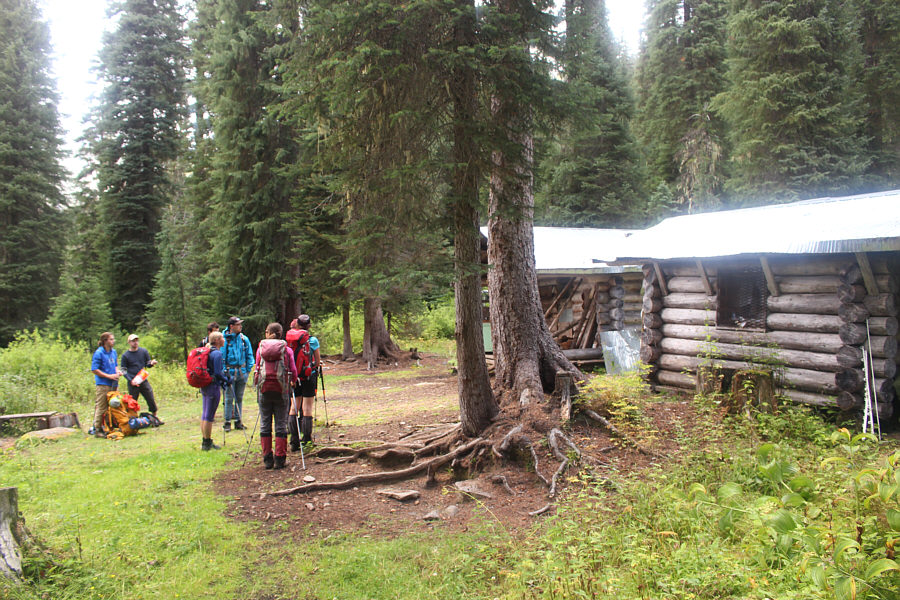 One of the three cabins was unlocked!