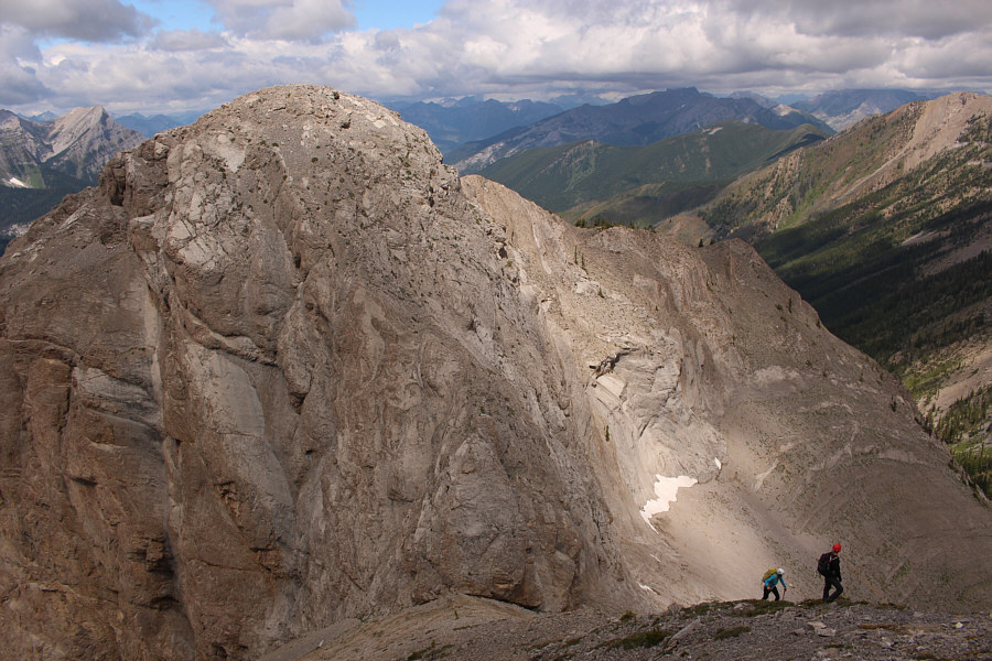 Yeesh, how did we ever get down that thing??
