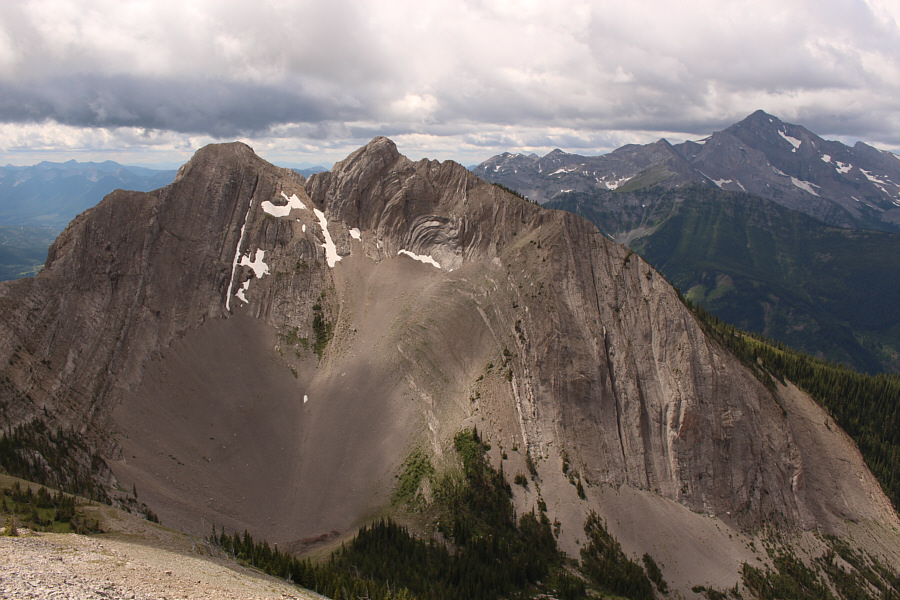 If necessary, I would have returned via the traverse, but I'm glad we didn't have to!