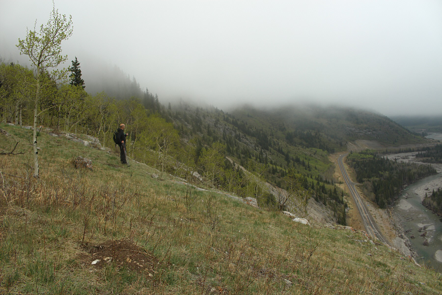 We still have some elevation to lose here...