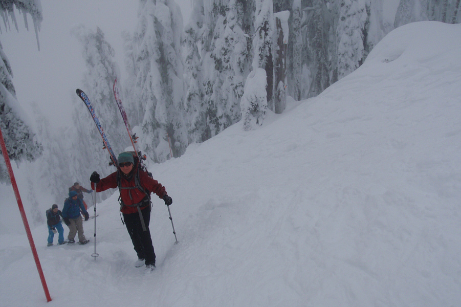 I'm still skinning further down!