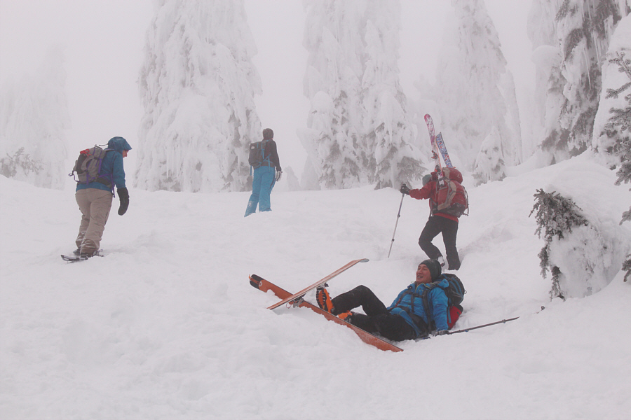 Maybe we should have brought snowshoes instead...