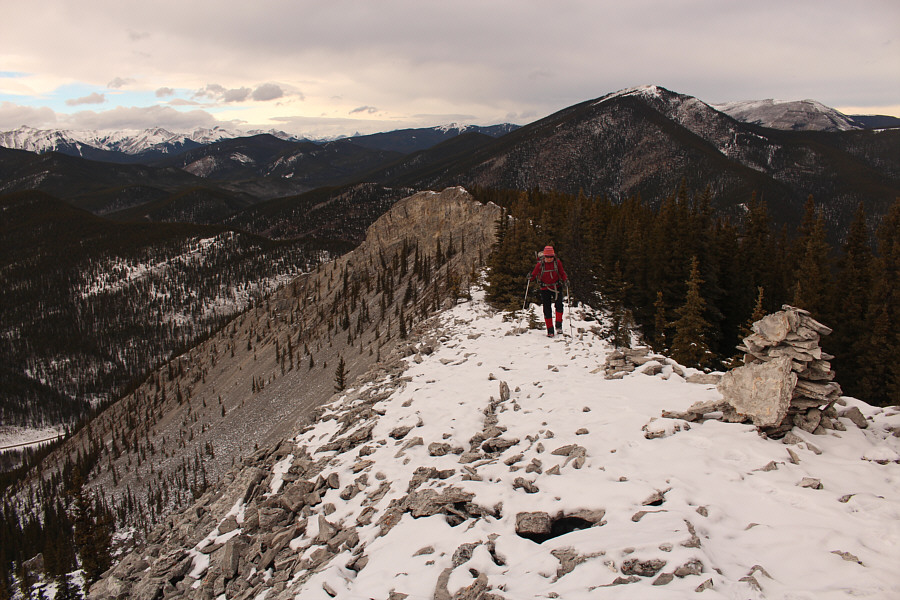 This isn't the summit, but this is probably the best viewpoint of the day.