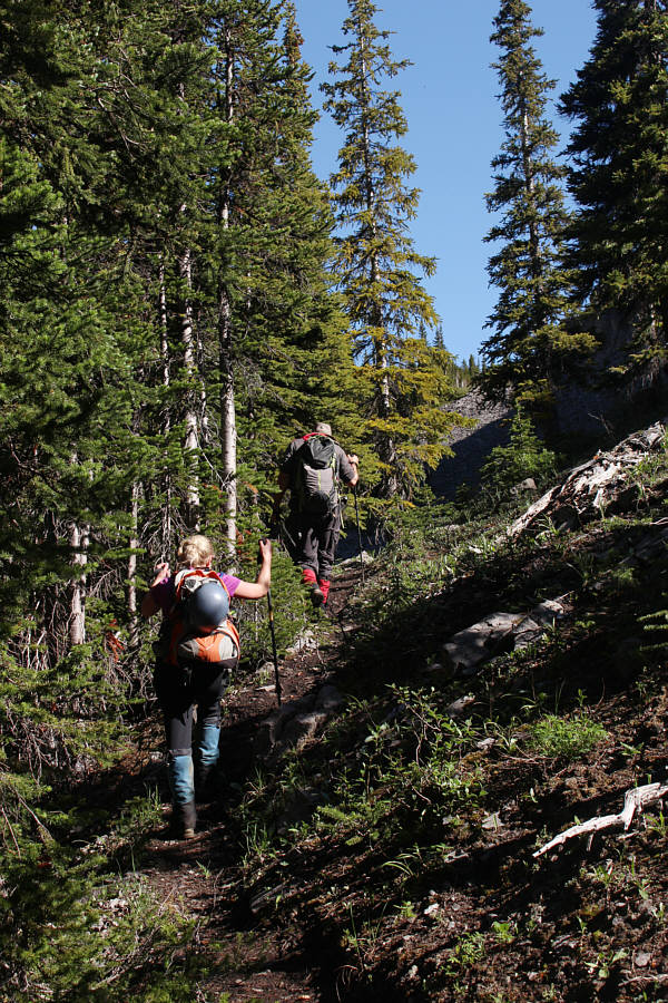 It's a pretty gentle climb, actually.