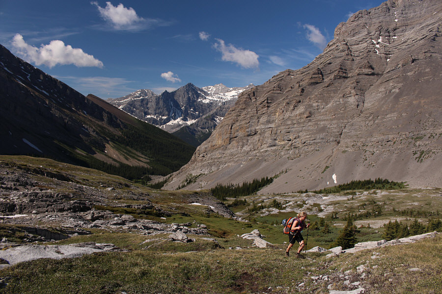 James Walker Creek valley is more scenic than we were expecting.