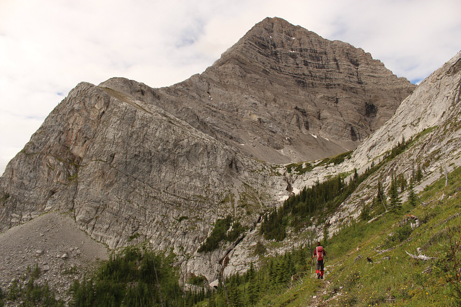 We were actually backtracking a bit here after taking the wrong turn!