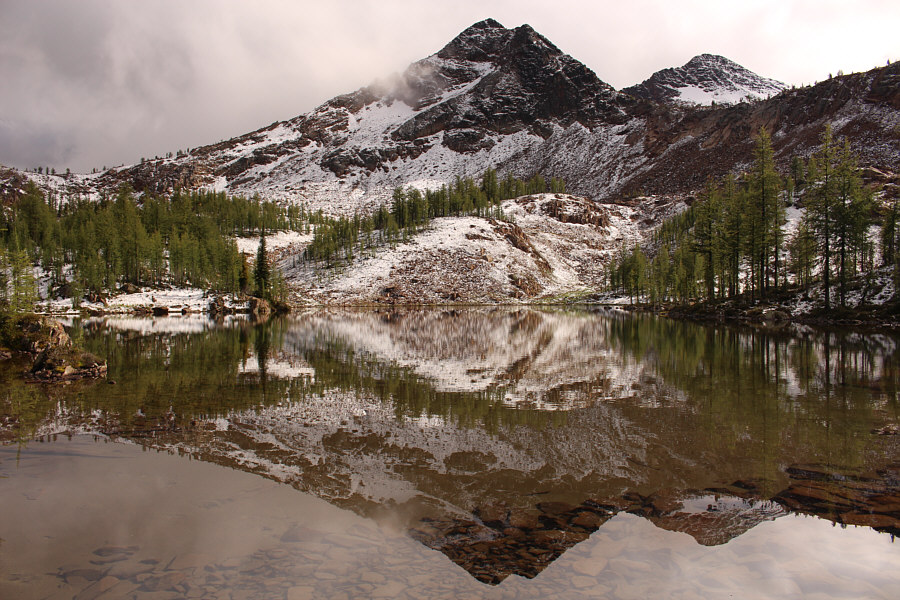 Beautiful. Too bad it was too wet to camp here.