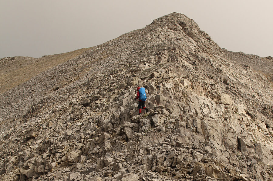 It is also possible to bypass the false summit.