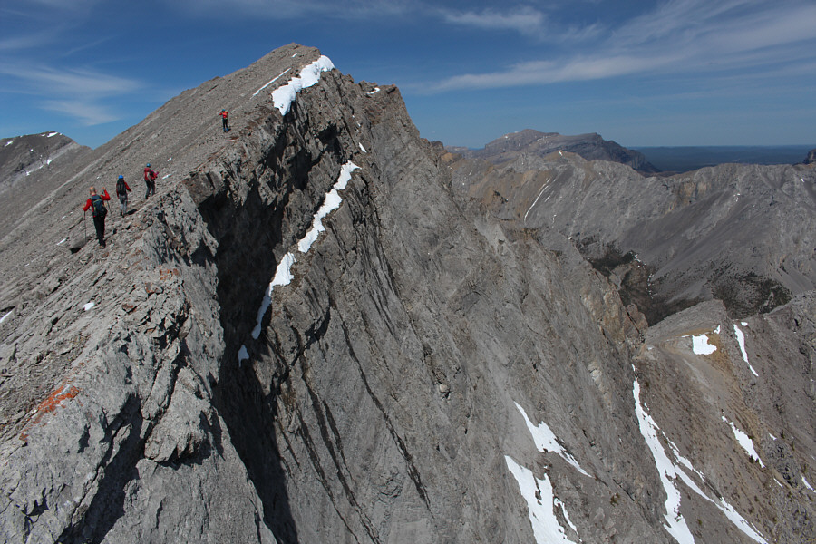 Best part of the trip is this traverse!