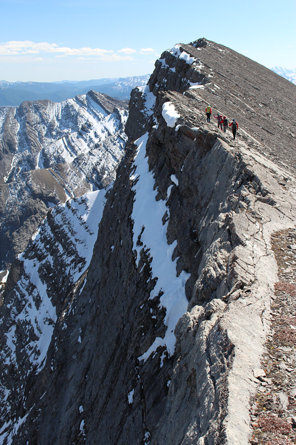 That's a heck of a drop on the left!
