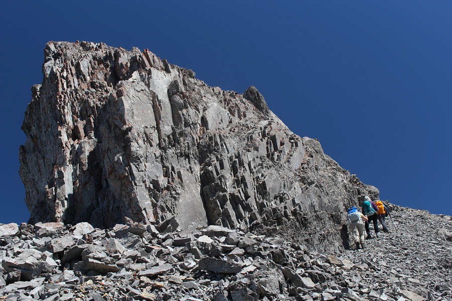 It's worth scrambling up onto the crest when possible.