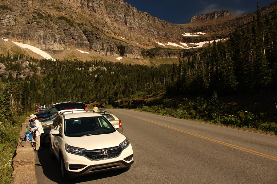 The crux of the trip was finding parking!