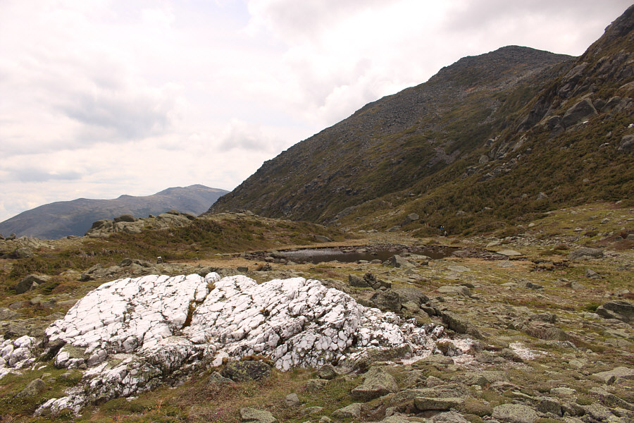 I first thought this was a big lingering snow patch!