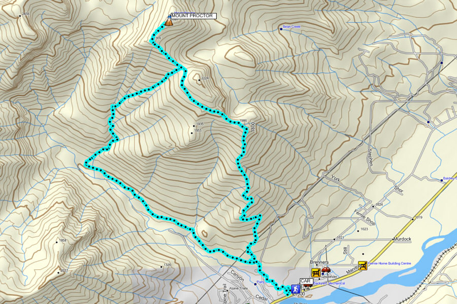 Lesson learned: stick to the trail!!!