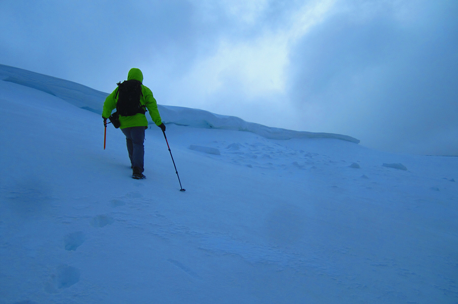 Luckily, the cornice was easy to surmount or circumvent.