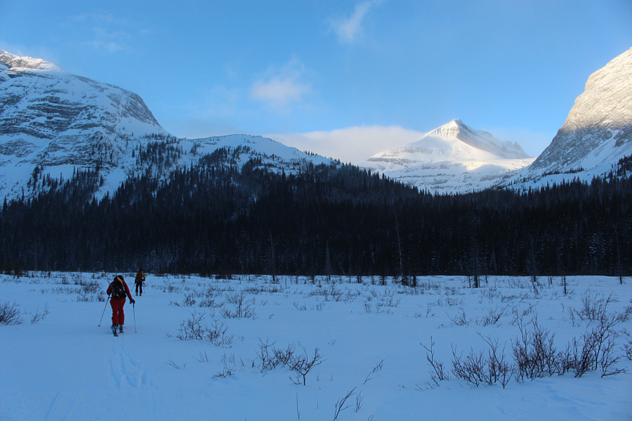I saw fat bike tracks out here--well past the summer bike lockup!