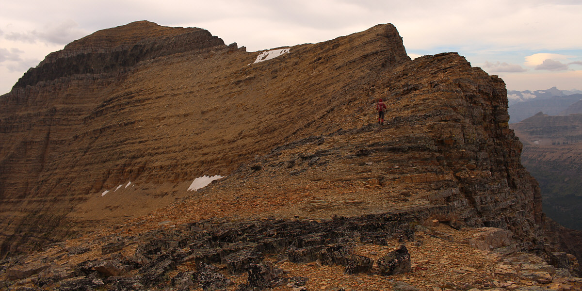 The summit is farther away than it looks in the photo.