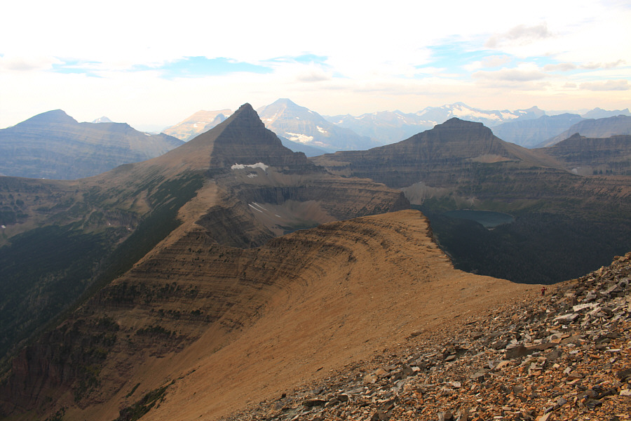 Flinsch is as far away as it looks (about 4 kilometres)--better get moving!