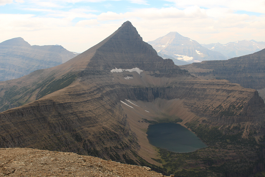 That's a big puddle left by a long-melted glacier!