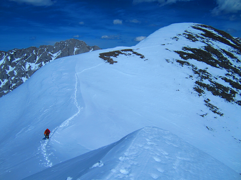 It's a bit awkward to get back up the second dip in these conditions.