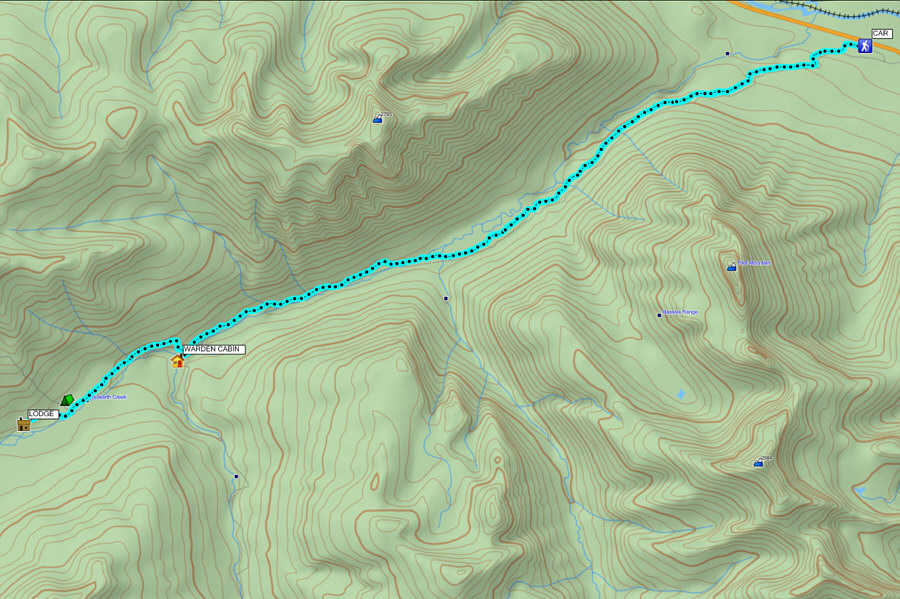 For the time and effort, there are better places to ski than this...