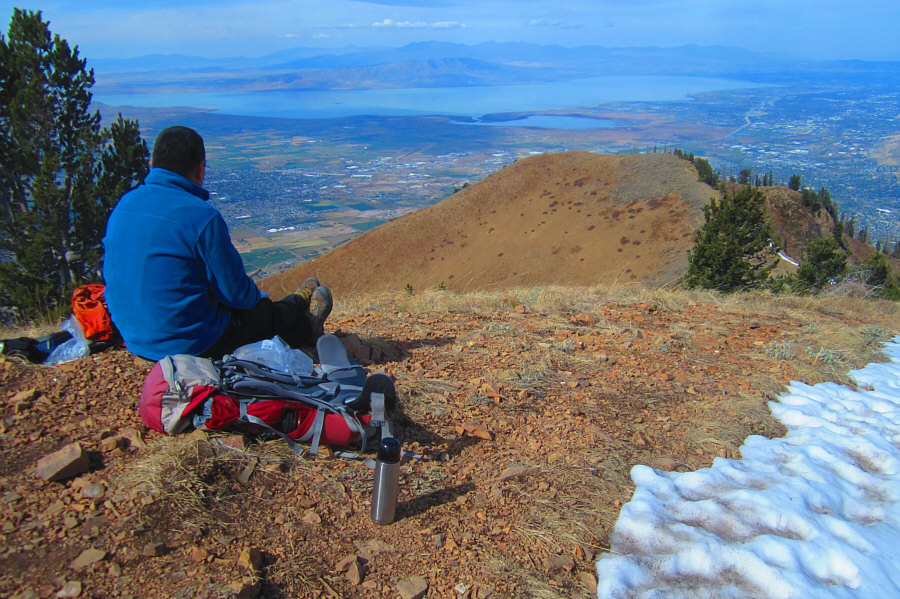 Yes, there is a bit of snow up here already!