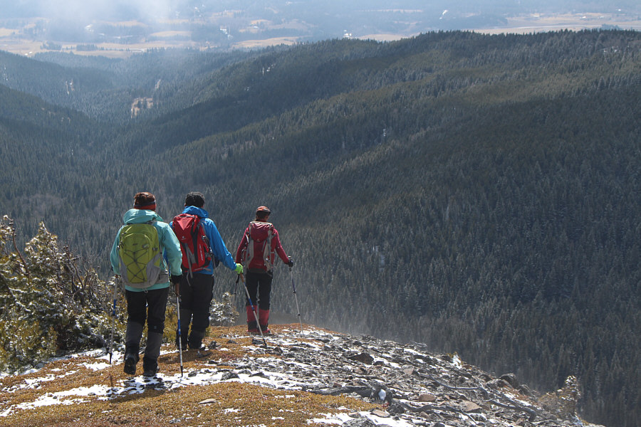 Worst case scenario would only be miserable bushwhacking and exhausting post-holing...how bad can it be?