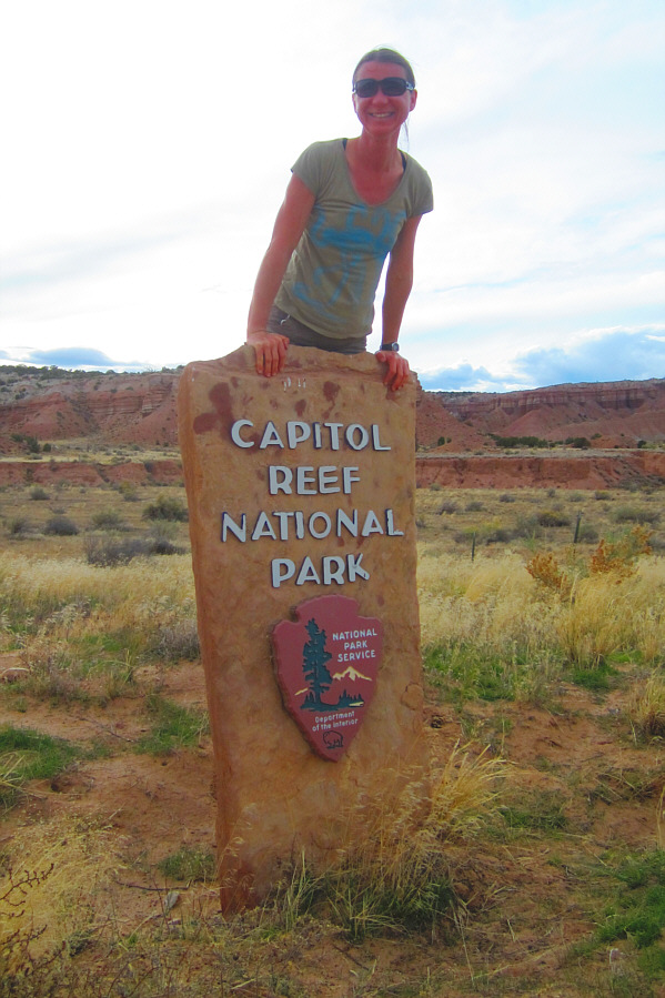 The sign reminds me of a tombstone...