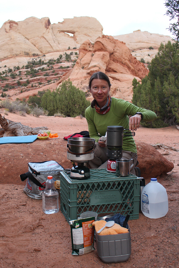 Zosia is an expert when it comes to boiling water!