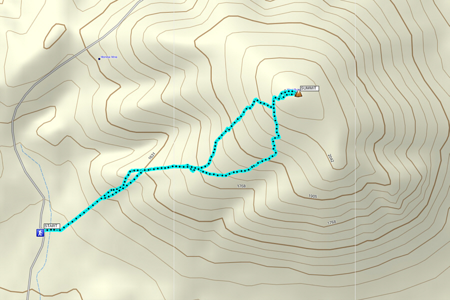 West Butte itself is hardly worth the 5-hour drive from Calgary, especially when it's raining!