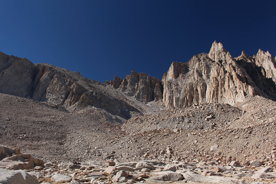 Ugh. I can't imagine going up all this without a trail!