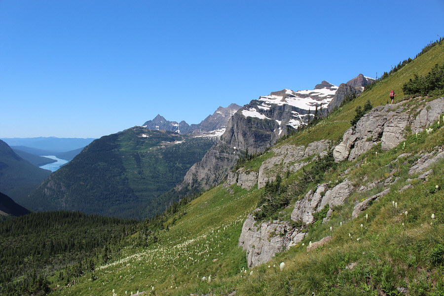 The south end of the lake is accessible by car.