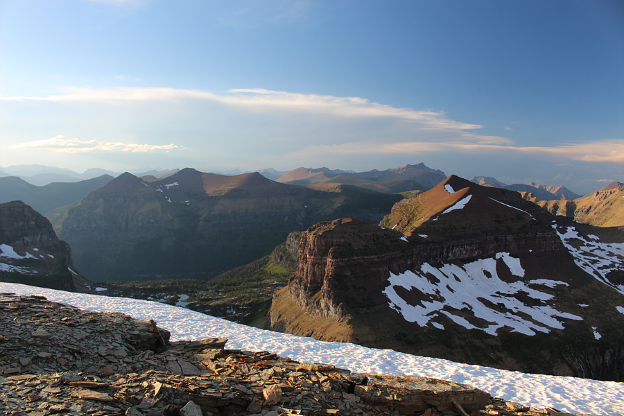 Nothing but chossy piles of scree north of the border!