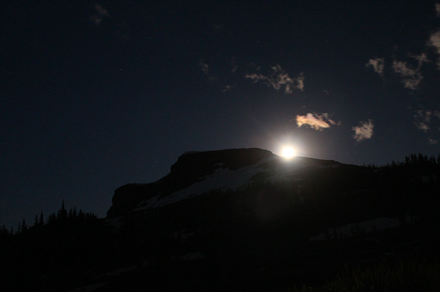 A wonderful end to a glorious day in the mountains.